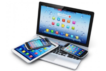 Ordenador, teléfono móvil y tablet con diseño responsive